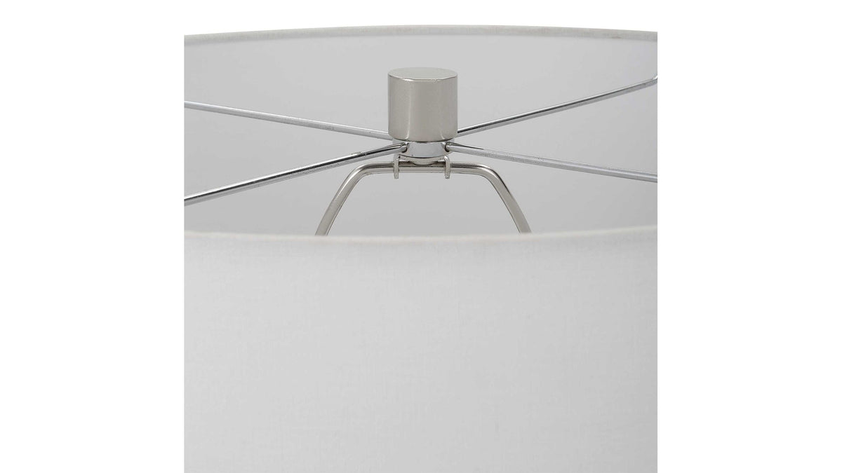 Albany - Farmhouse Table Lamp - White