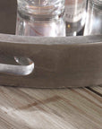 Bechet - Round Tray - Silver