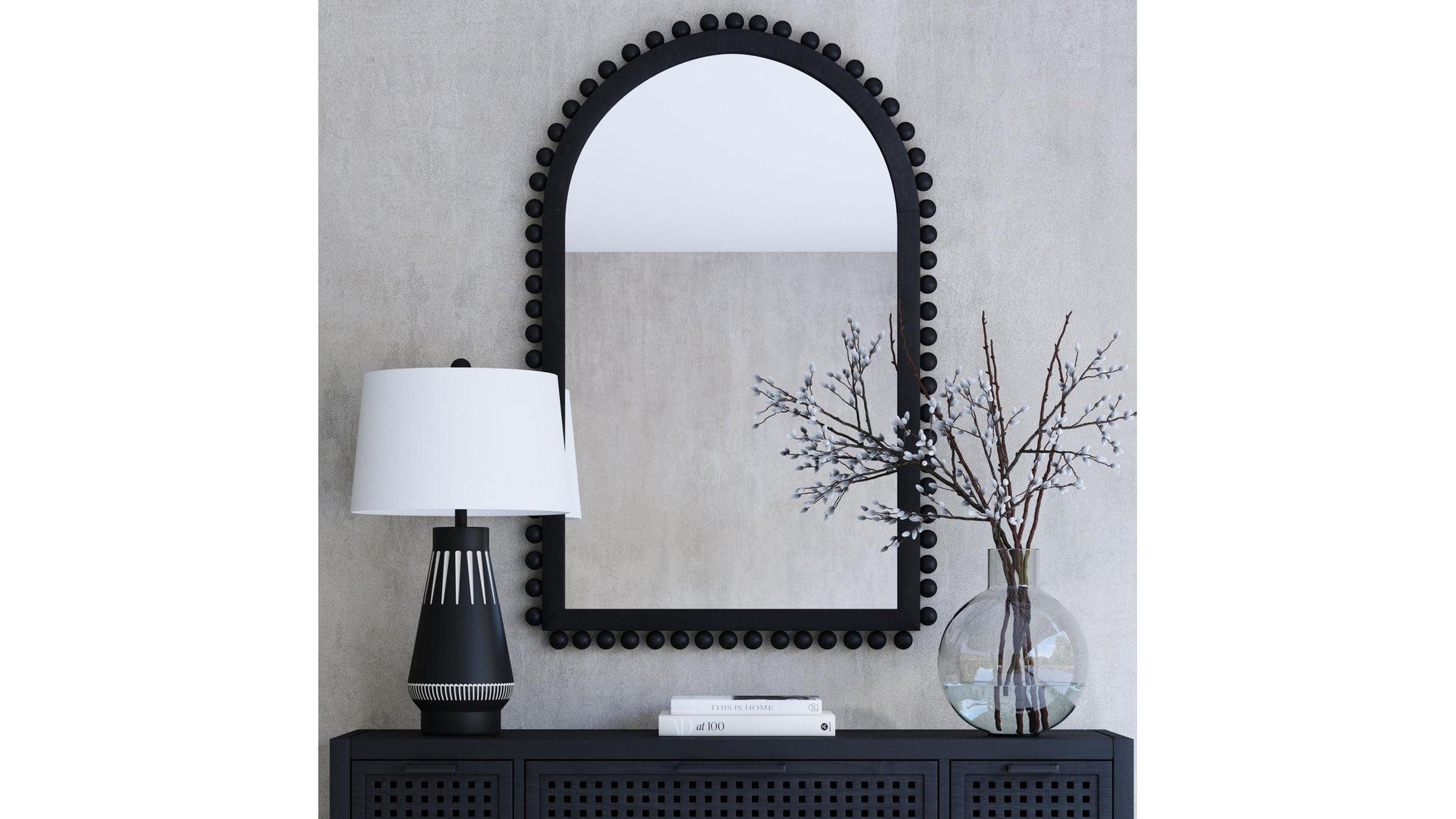 Renn - Wall Mirror - Black