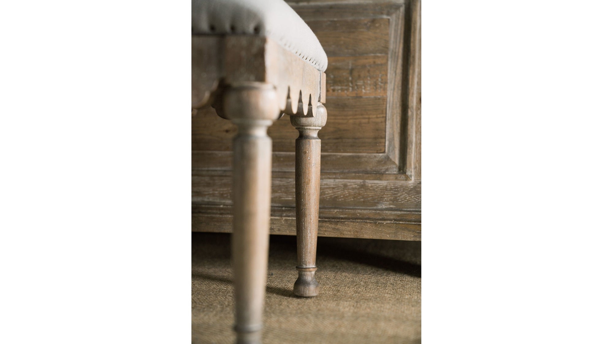 Boheme - Madera Bed Bench - Gray / Light Brown