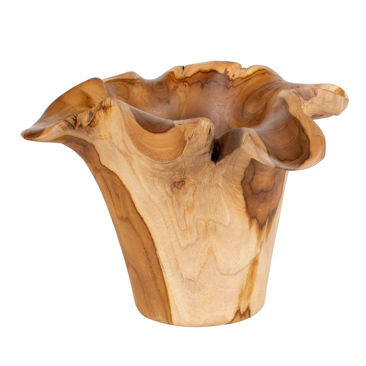 Teak Flow - Outdoor Bowl - Natural