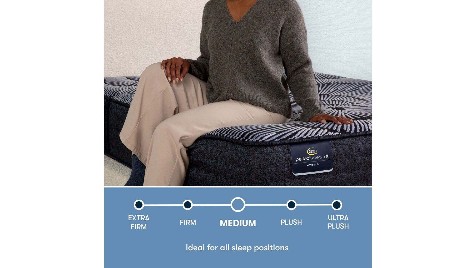 Perfect Sleeper Hybrid - 13" X Kendall Medium Mattress