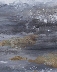 Dawn To Dusk - Hand Painted Art - Blue