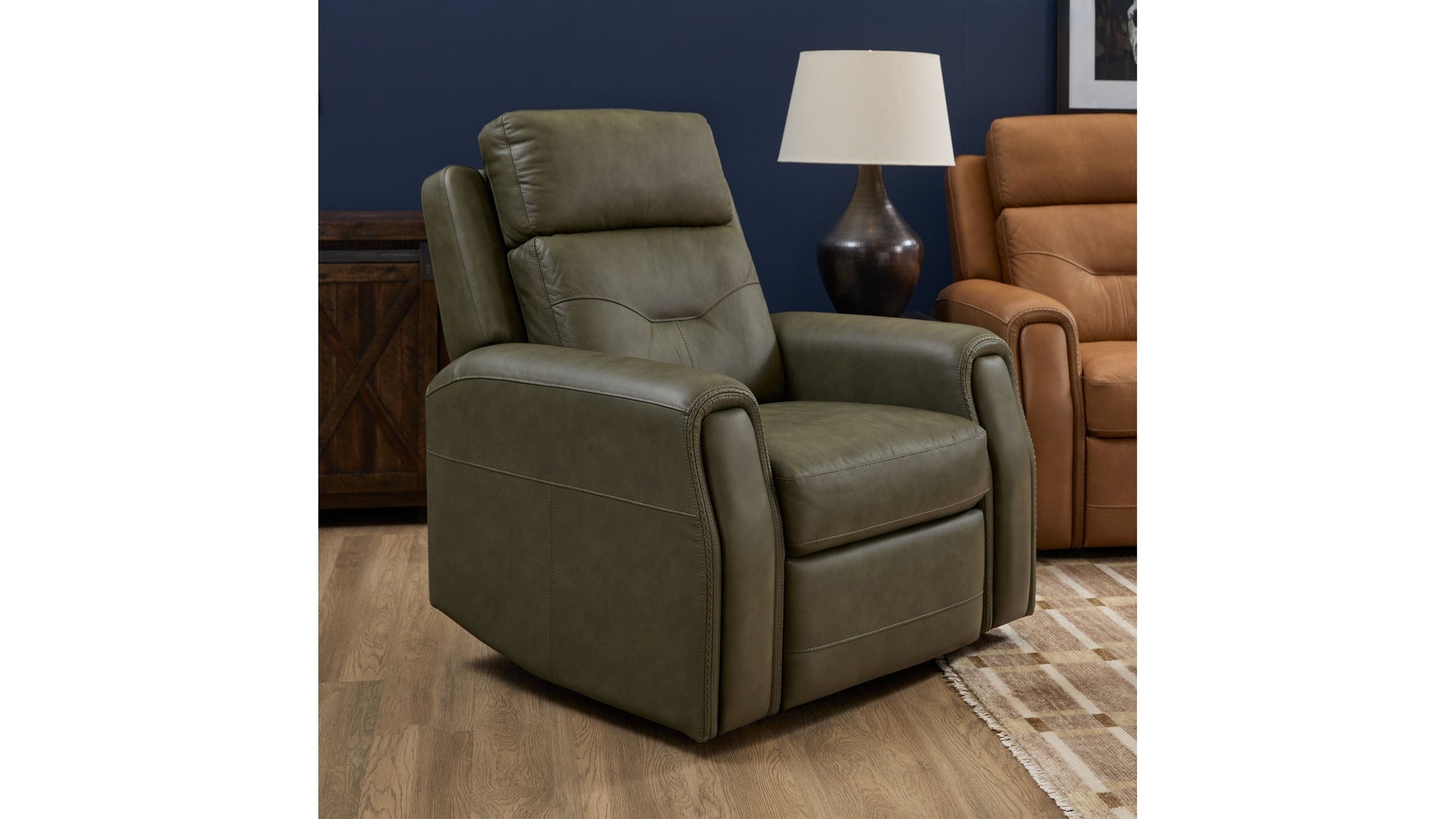 Felix - Power Recliner With Power Headrest, Lumbar, Heat &amp; Massage