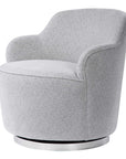 Hobart - Casual Swivel Chair - Gray