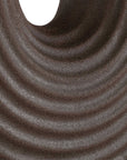 Geno - Concentric Ribbed Table Lamp - Brown