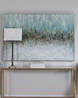 Divide - Hand Painted Art - Blue