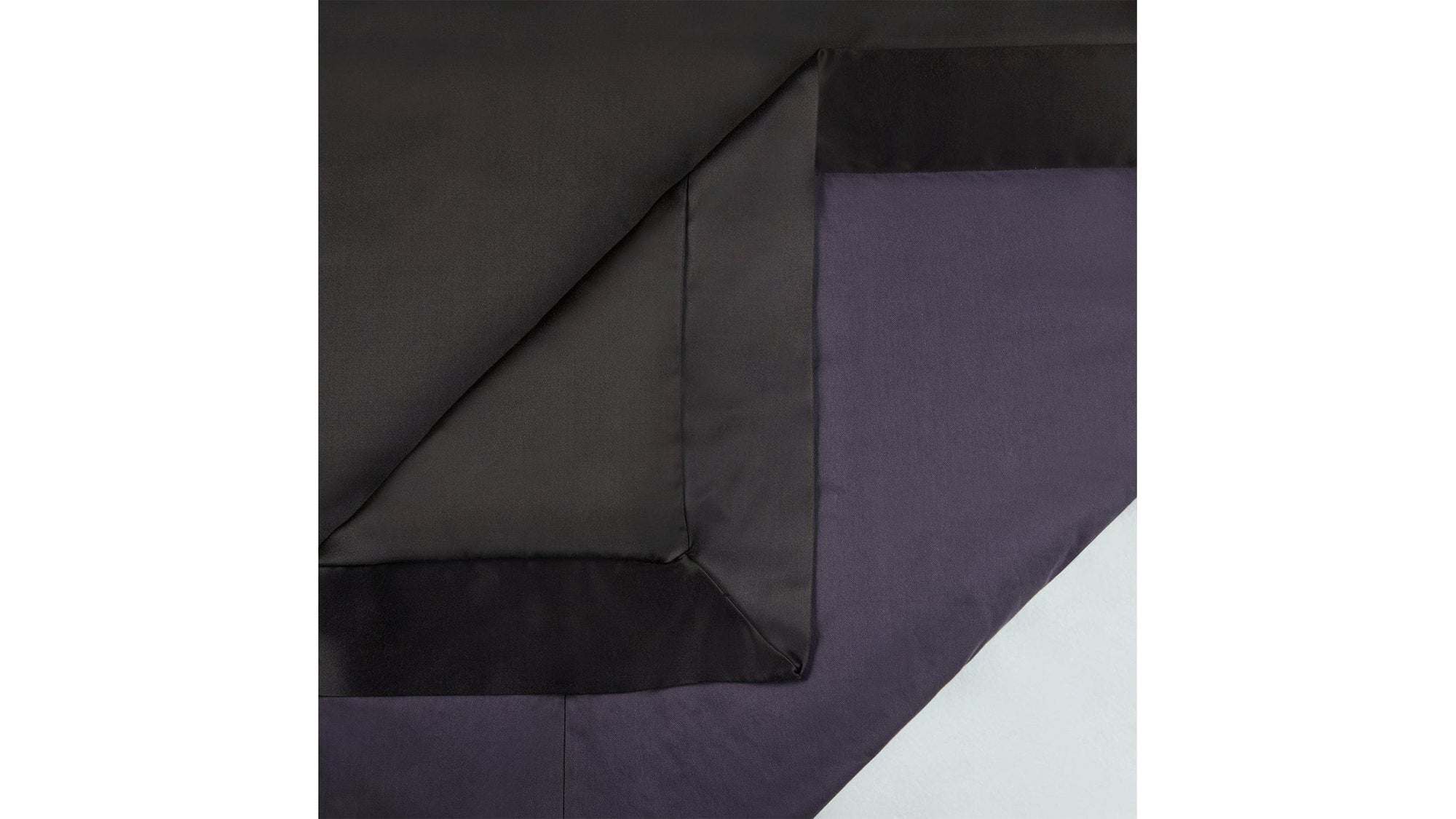 High Shine Satin - King Duvet Cover Set Set of 3 - Espresso