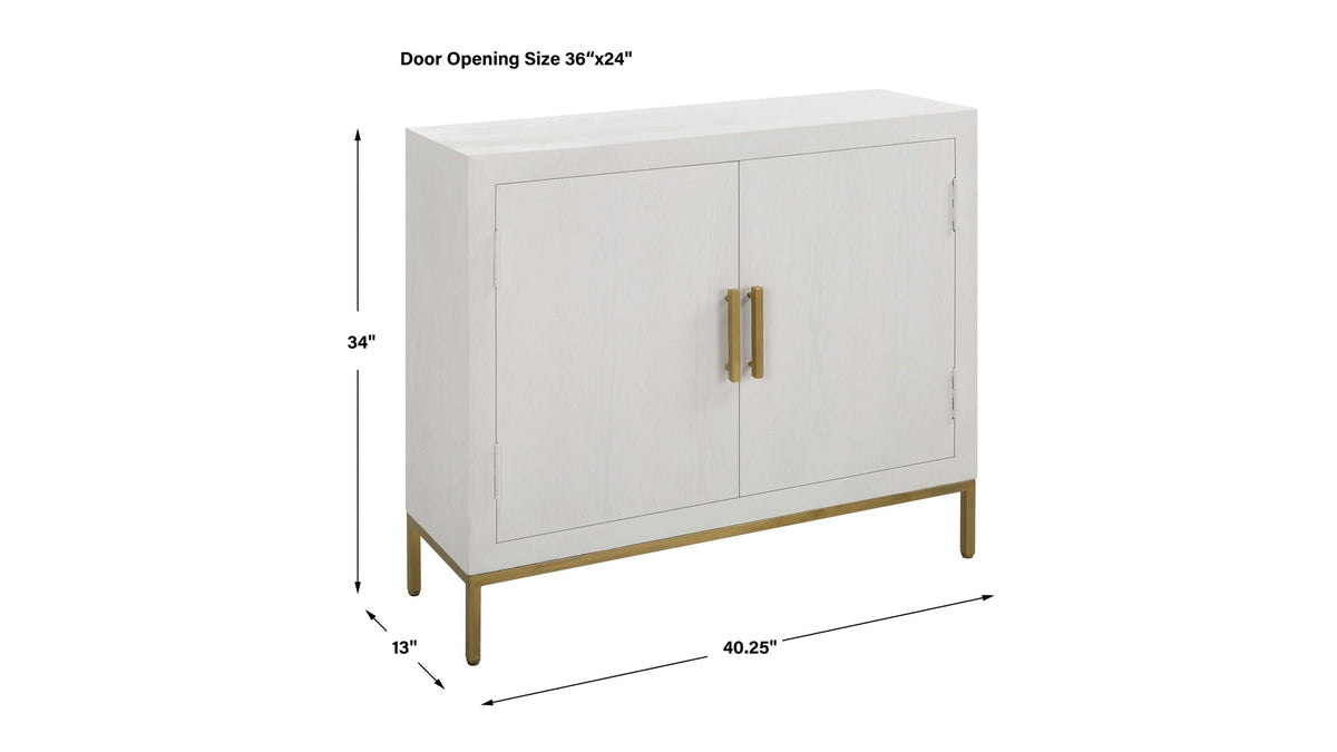Front Range - 2 Door Cabinet - White