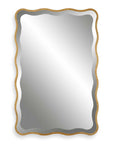 Aneta - Scalloped Mirror - Gold