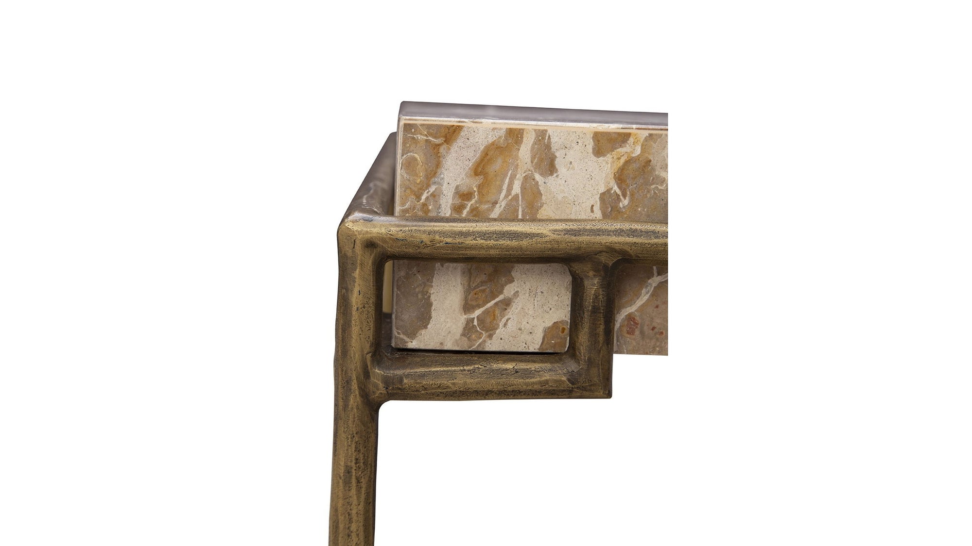 Nala - Coffee Table - Beige / Gold