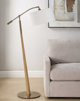 Kennett - Wooden Floor Lamp - Light Brown