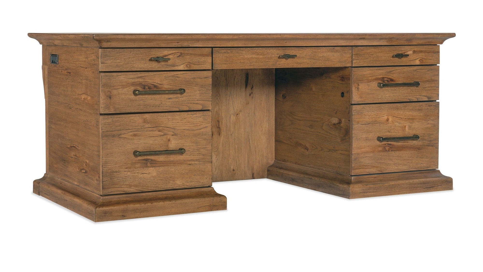 Big Sky - Executive Desk - Light Brown