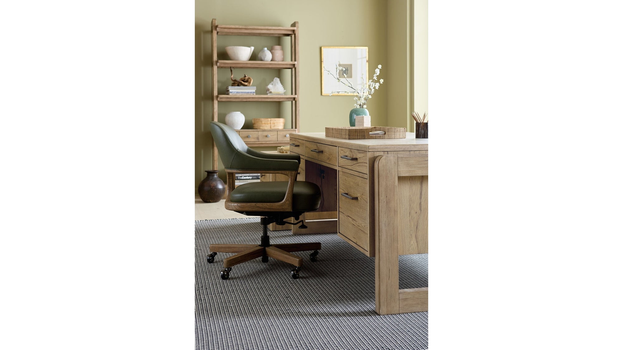EC - Briar Executive Swivel Tilt Chair - Dark Green