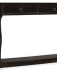 Sanctuary - 4-Drawer Thin Console - Ebony