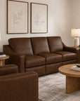 Hudson - Sofa - Dark Brown