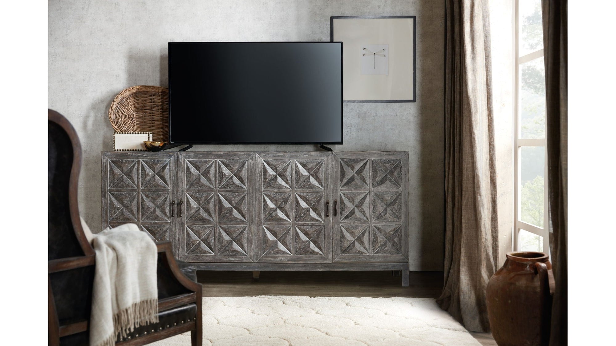 Beaumont - Entertainment Console - Dark Gray