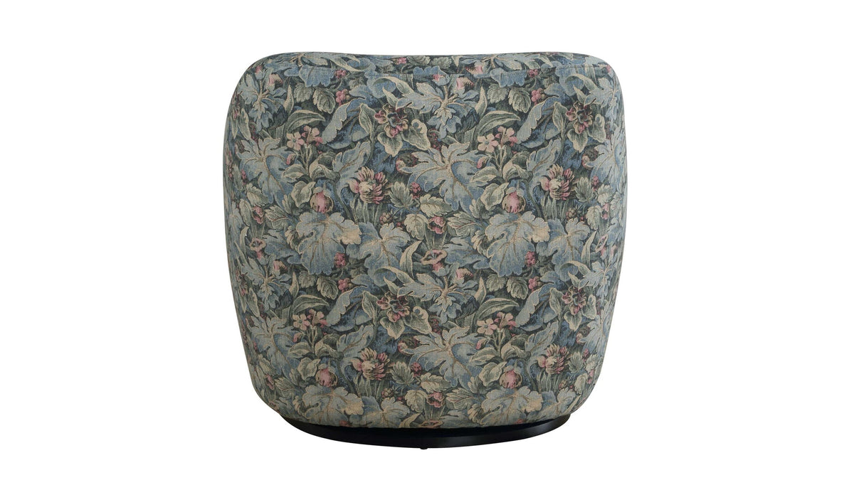 Ansel - Tapestry Swivel Chair - Green