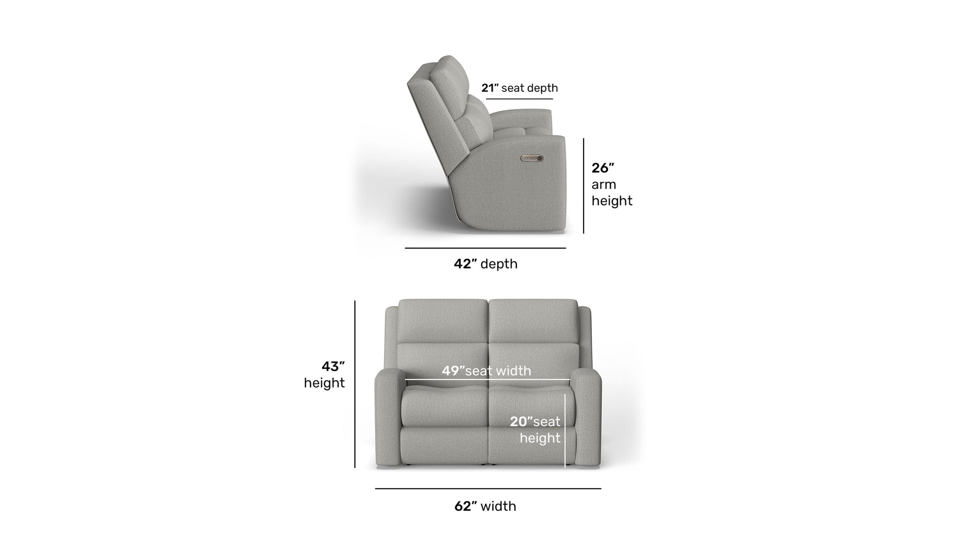 Score - Power Reclining Loveseat