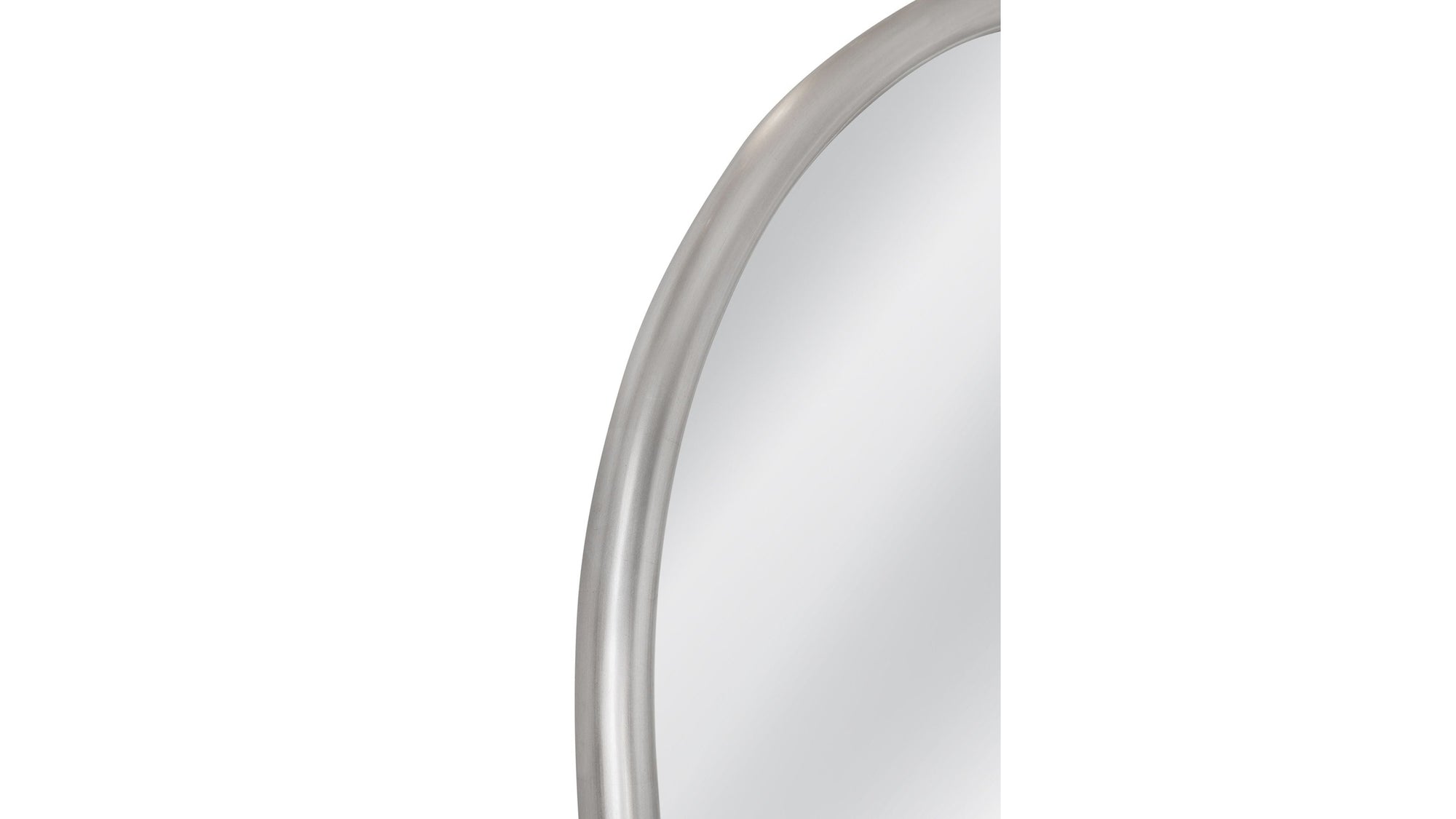 Malia - Floor Mirror - Pearl Silver