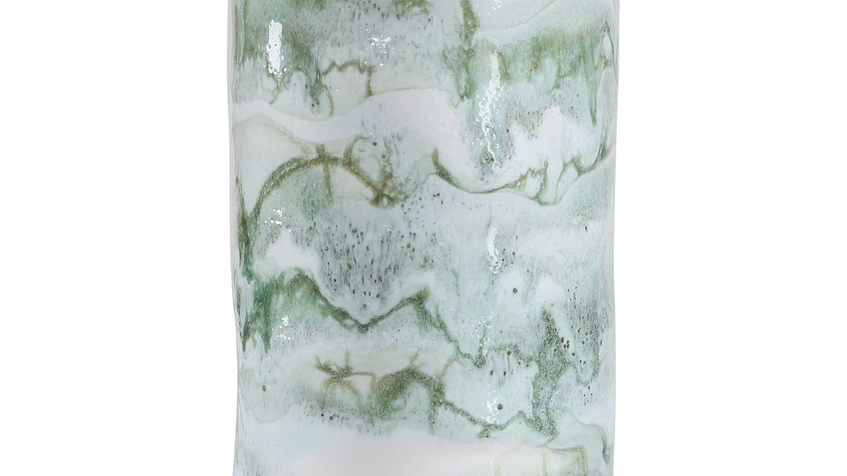 Jameis - Marbled Table Lamp - Green / White