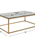 Bravura - Coffee Table - Gold