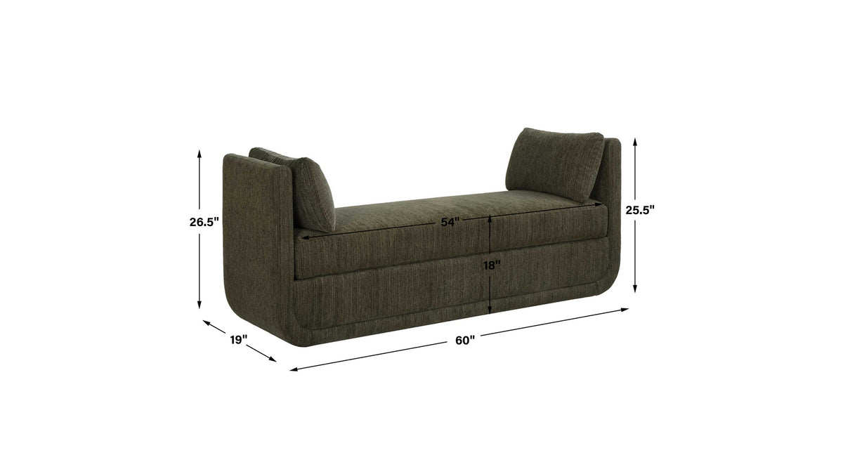 Abound - Oversized Bench - Herb