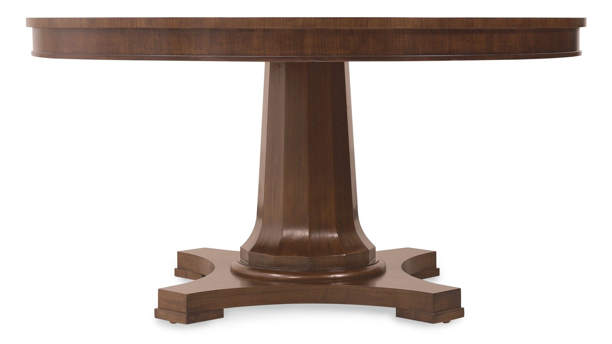 Archives - Round Pedestal Dining Table - Dark Brown