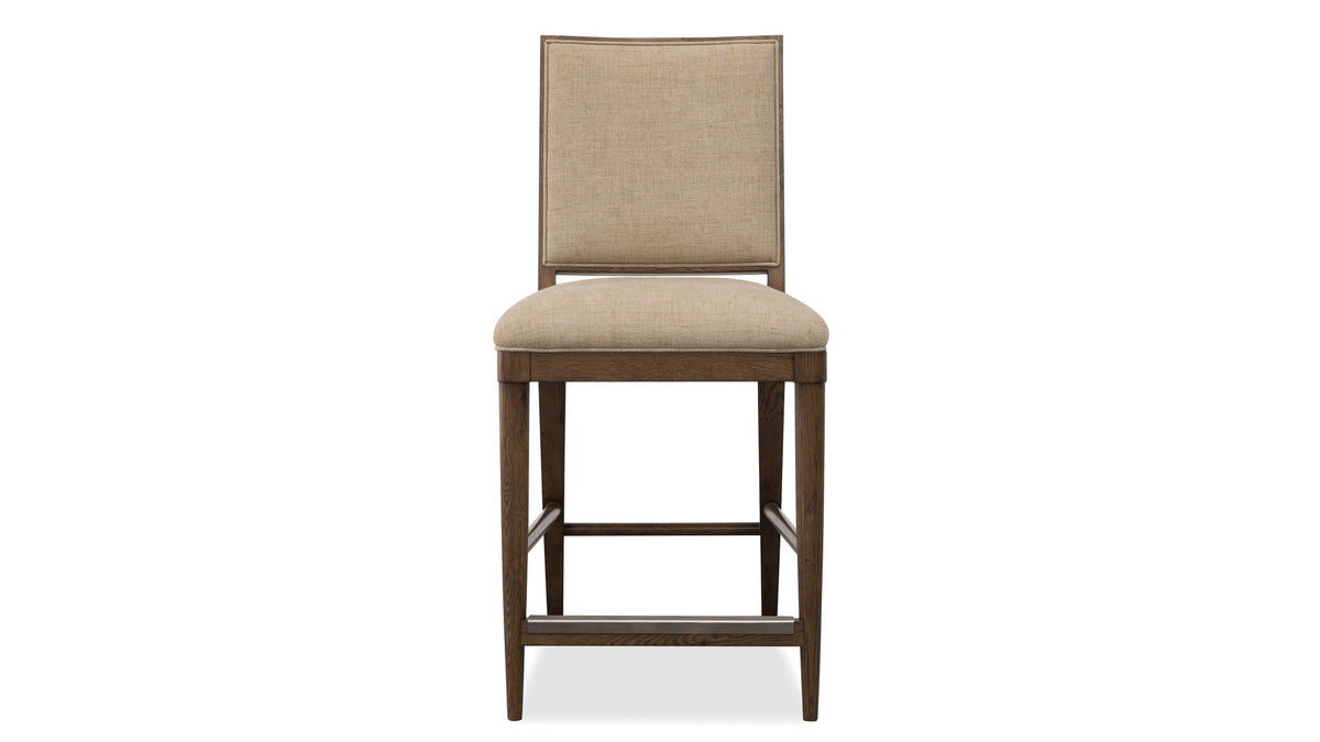 Cashiers - Counter Chair - Chestnut / Willarae Cashew