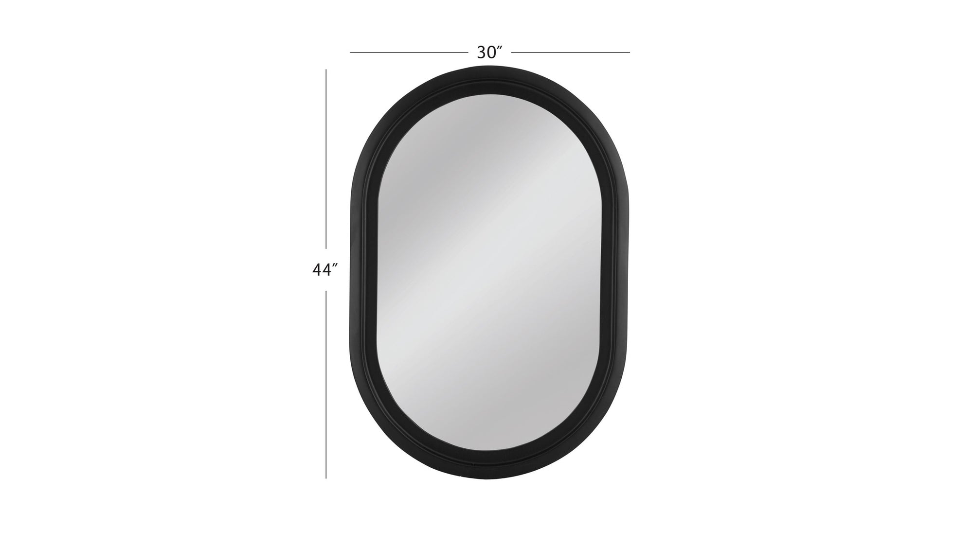 Nash - Wall Mirror - Black