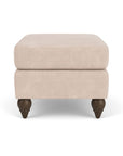 Moxy - Fabric Ottoman, Round Turned Legs