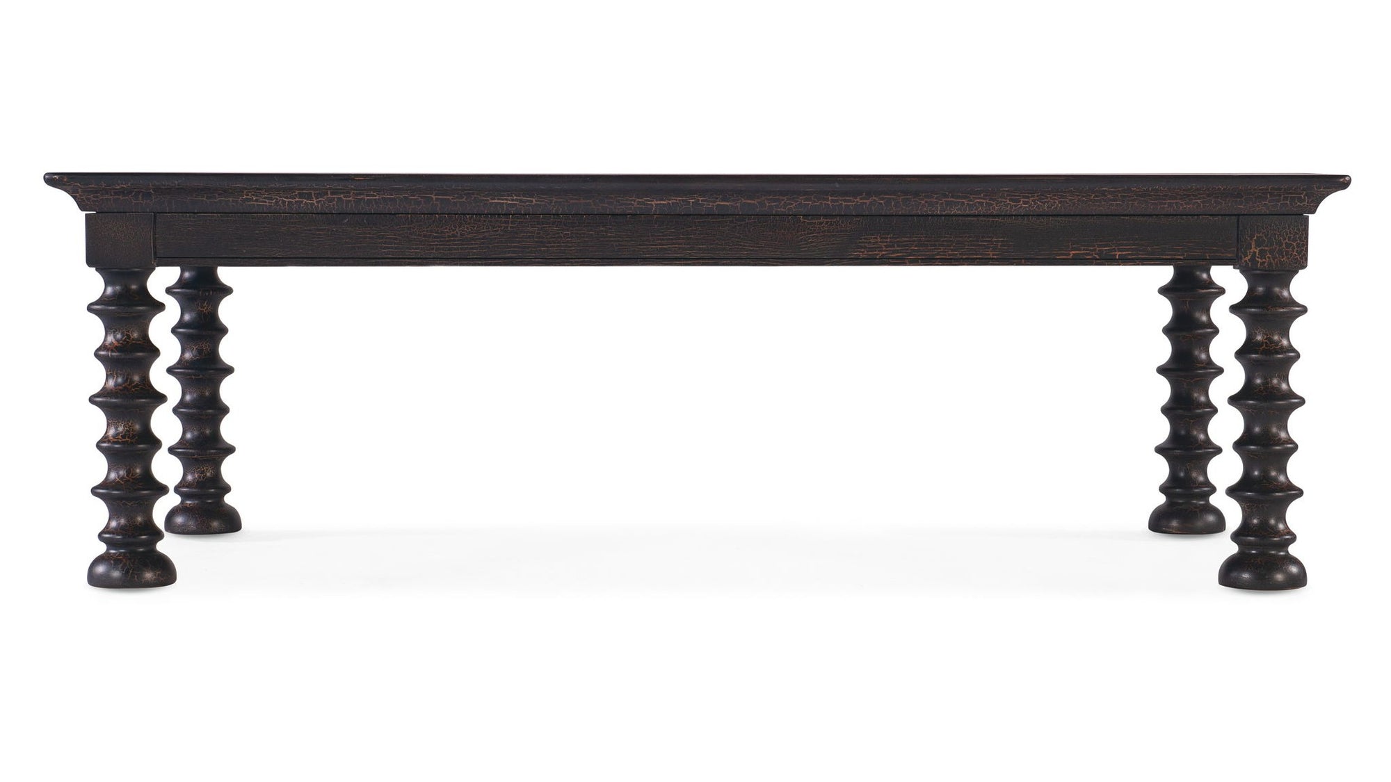 Big Sky - Turned Leg Cocktail Table - Black