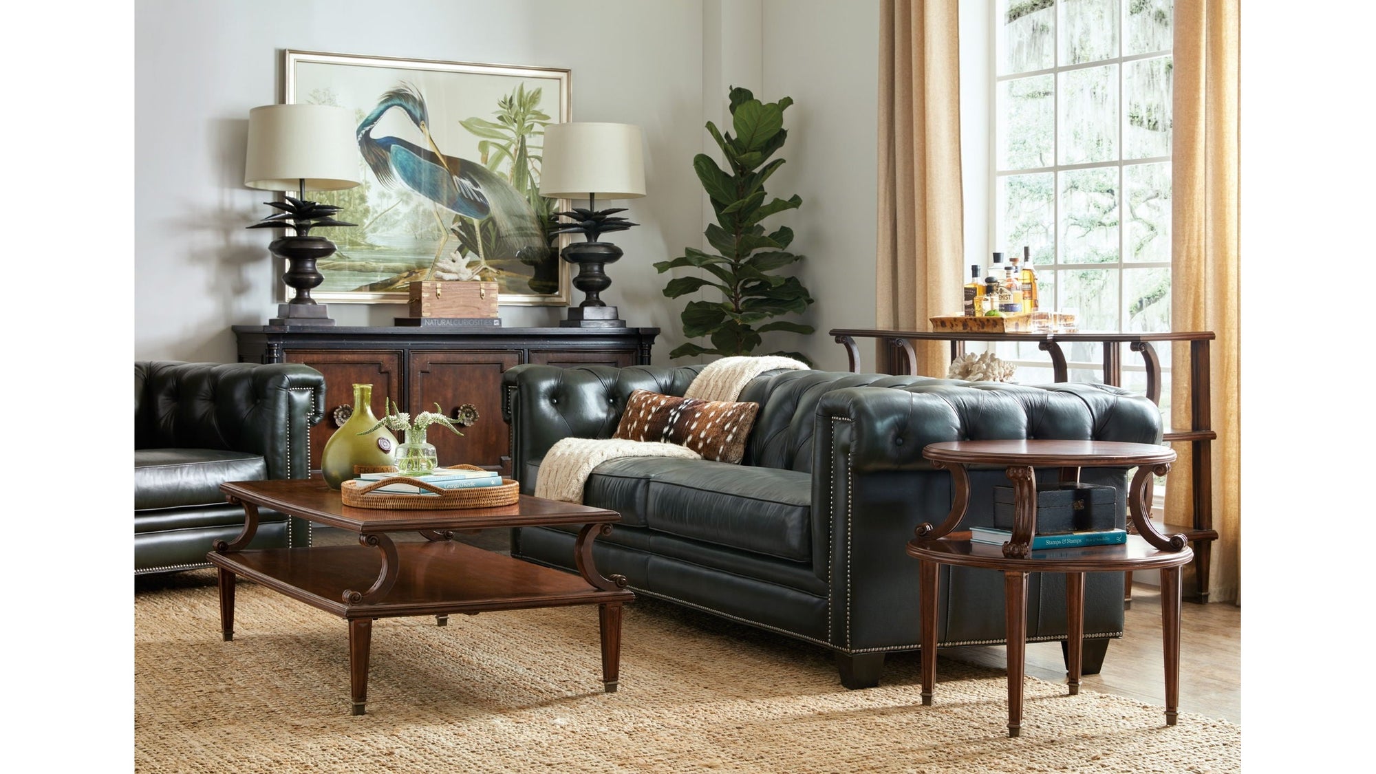 Charleston - Rectangle Cocktail Table - Brown, Dark