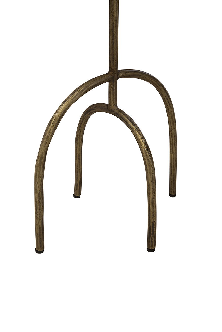 Jasper - Side Table - Beige / Gold
