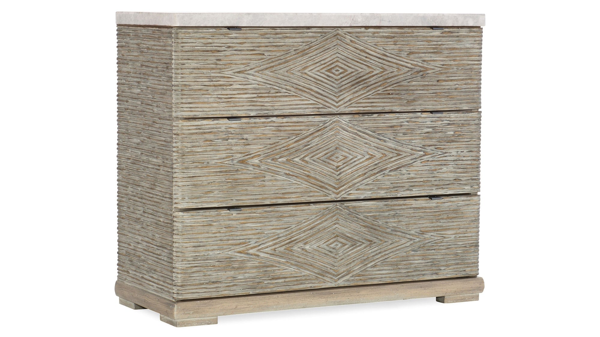 Amani - Three-Drawer Accent Chest - Gray