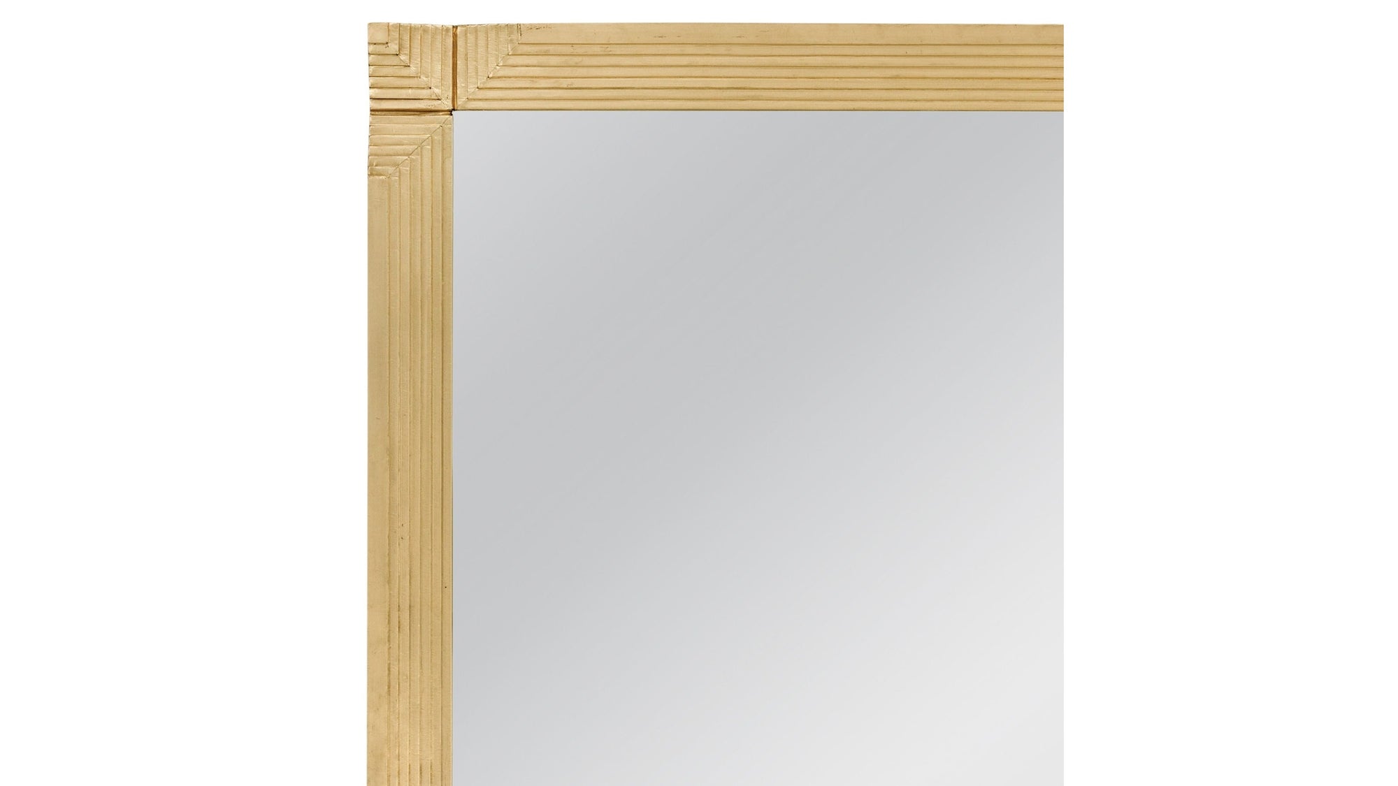 Mellstock - Floor Mirror - Brass Cladding