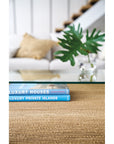 Amani - Rope And Glass Cocktail Table - Light Brown