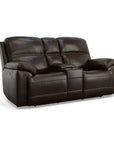 Jackson - Power Reclining Loveseat With Console & Power Headrests