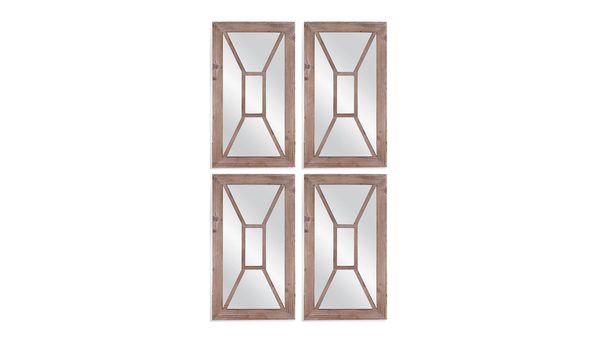 Boca - Wall Mirror - Light Brown