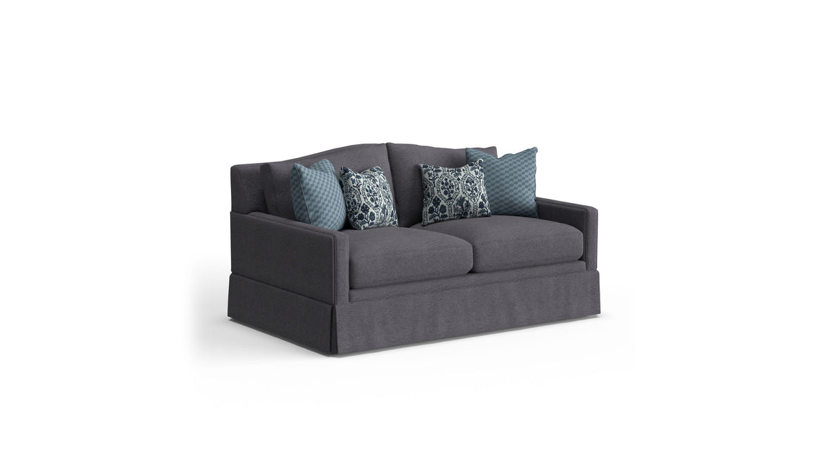 Lottie - Loveseat With Skirt Trim