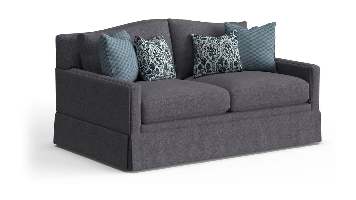 Lottie - Loveseat With Skirt Trim