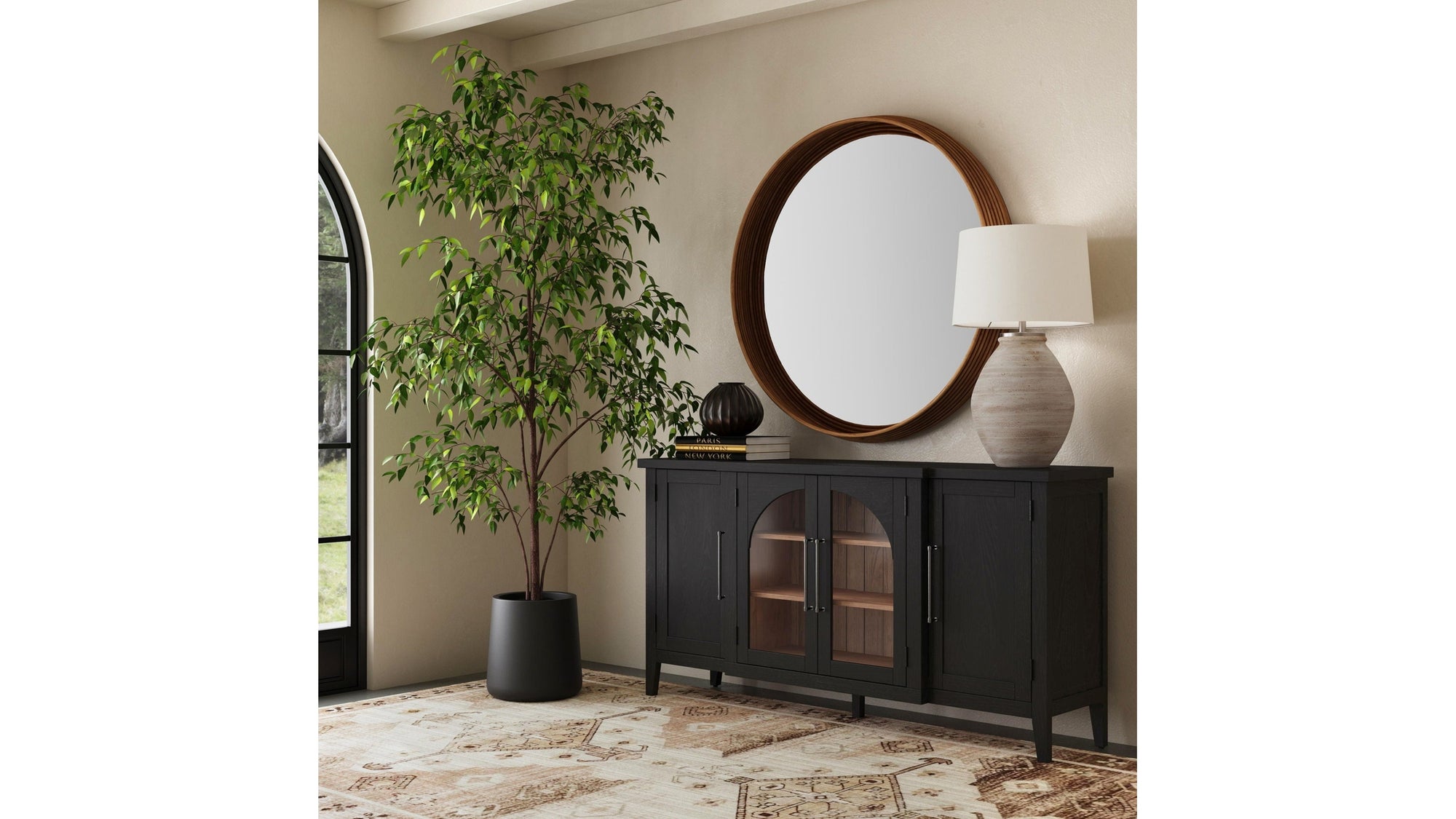 Marcella - Wall Mirror - Natural