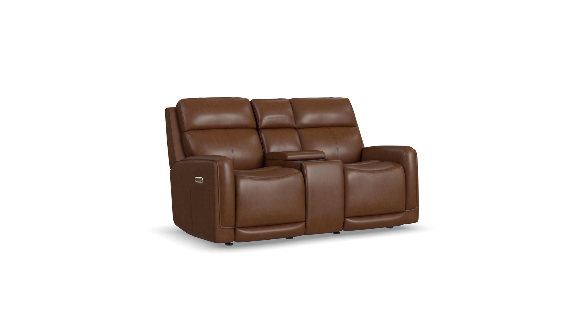 Alister - Power Gliding Loveseat With Console, Power Headrests & Lumbar