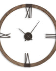 Marcelo - Modern Wall Clock - Light Brown