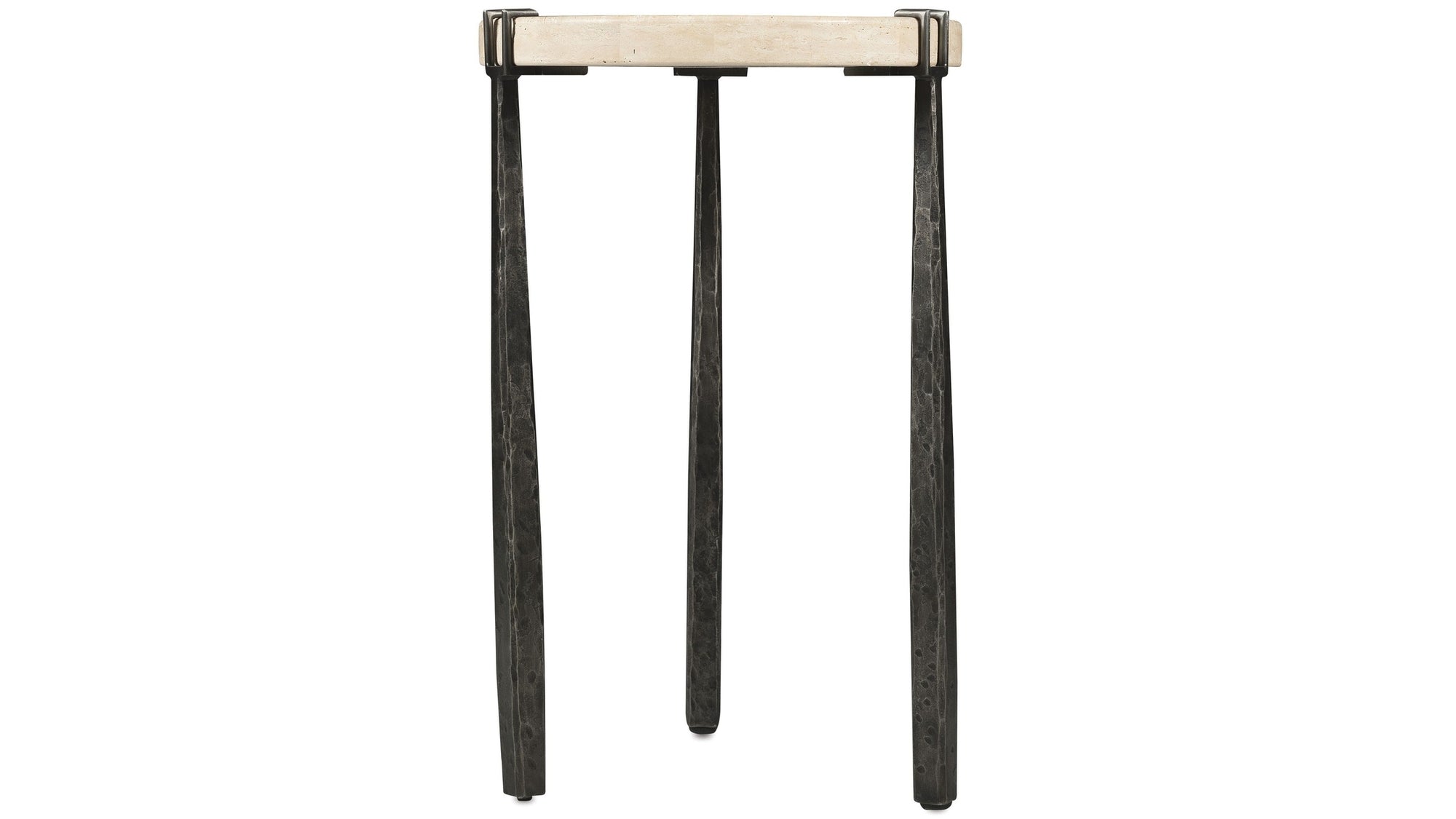 Driftwood - Metal Spot Table - Beige / Gray
