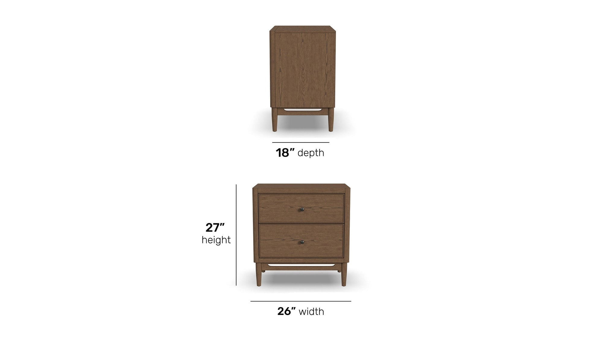 Verona - Nightstand - Dark Brown