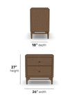 Verona - Nightstand - Dark Brown