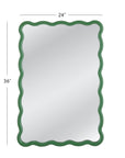 Cassia - Rectangle Wall Mirror - Green