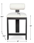 Bolster Back - Outdoor Bar Stool