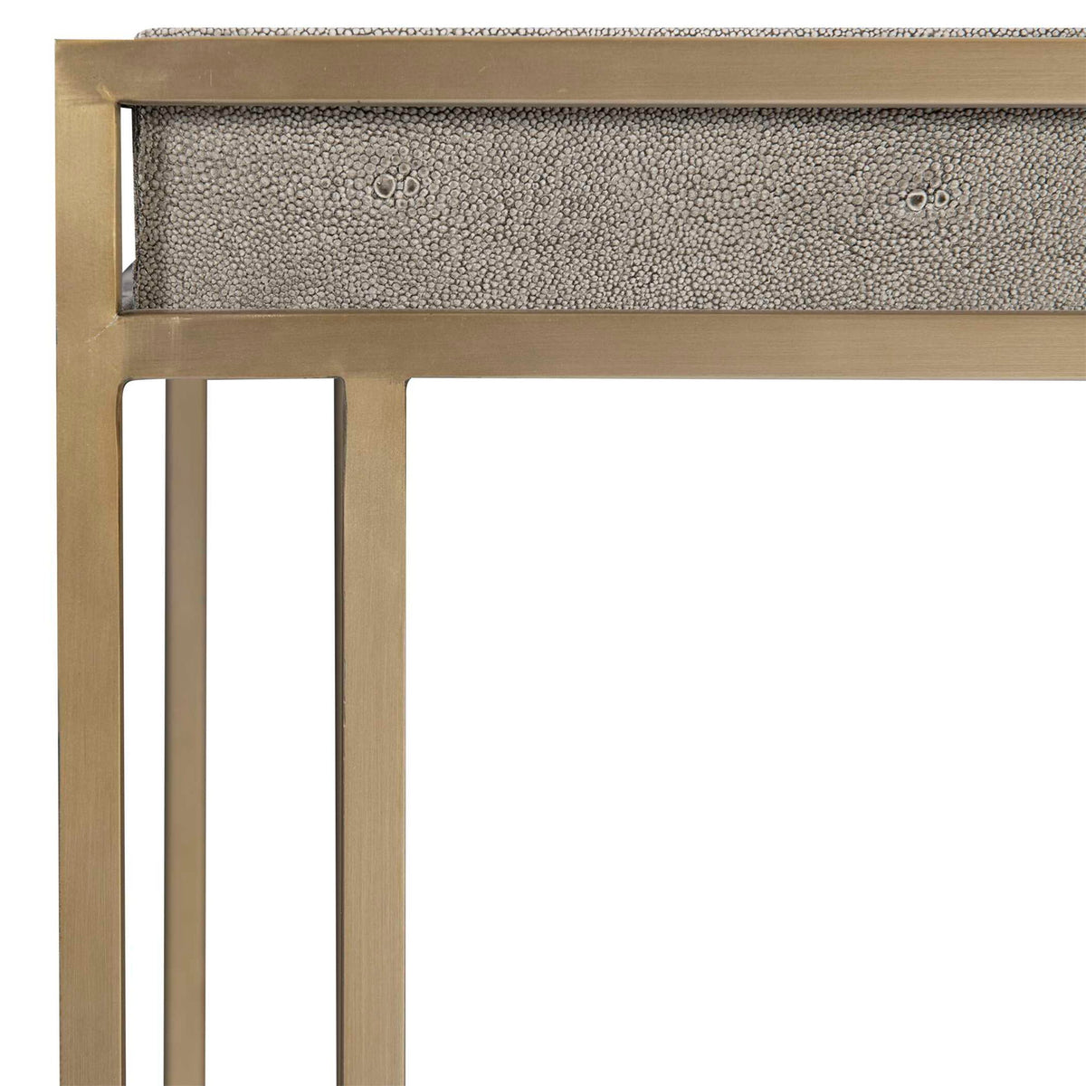 Cardew - Modern Console Table - Silver &amp; Gold